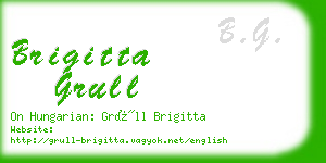 brigitta grull business card